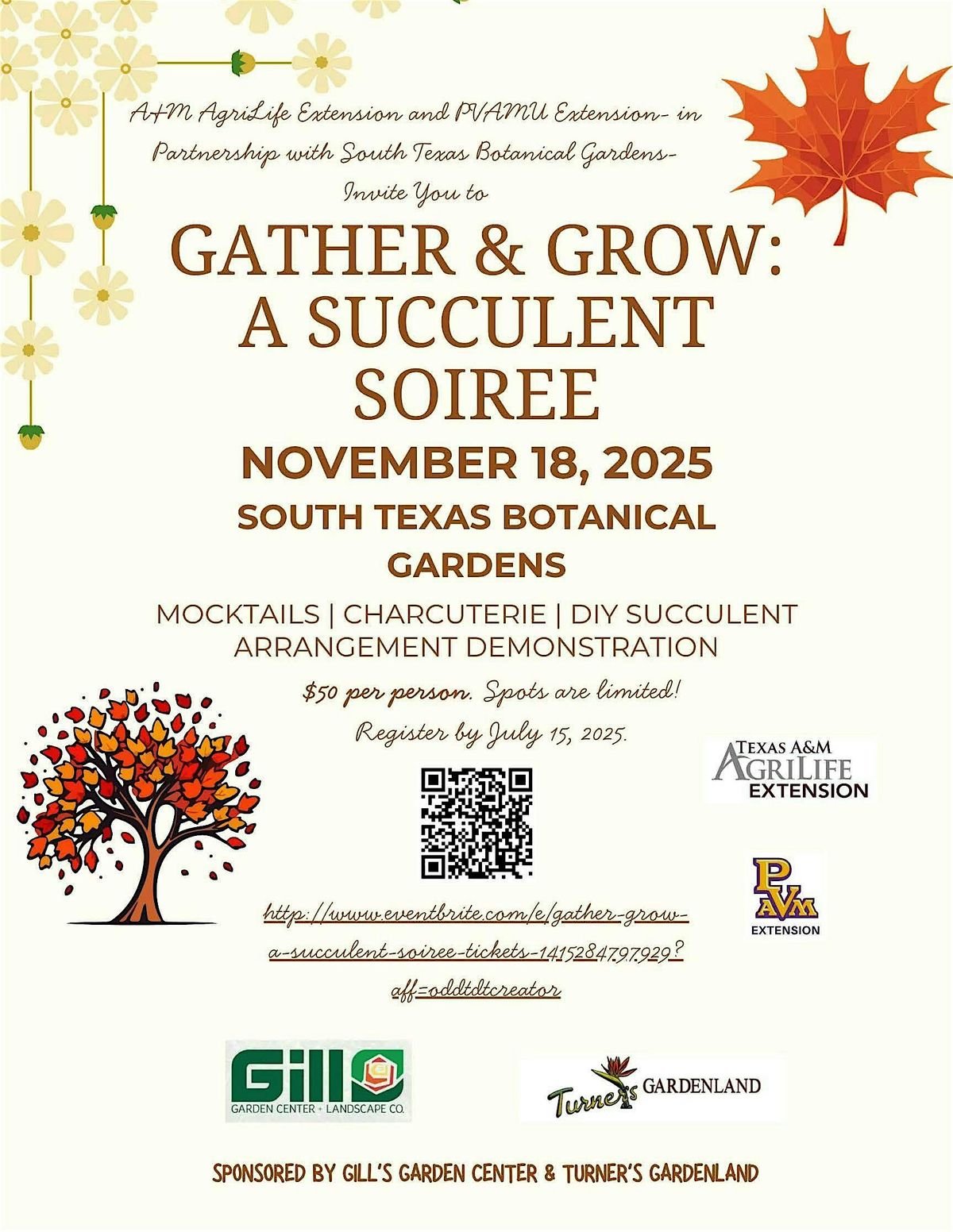 Gather & Grow: A Succulent Soiree, 18 November | Event in Corpus Christi | AllEvents