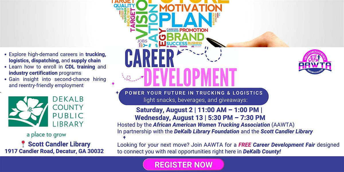 Power your Future in Trucking | Career Development Fair, 2 August | Event in Decatur | AllEvents
