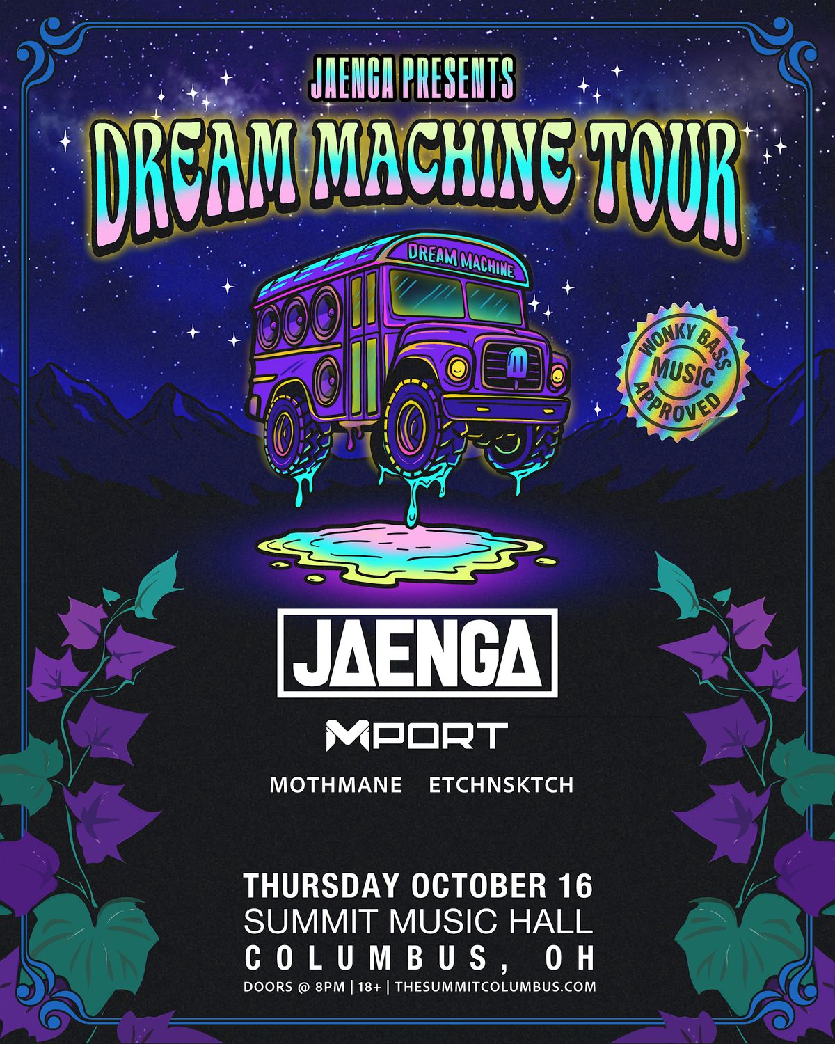 RE:CHARGE - JAENGA: Dream Machine Tour, 16 October | Event in Columbus | AllEvents