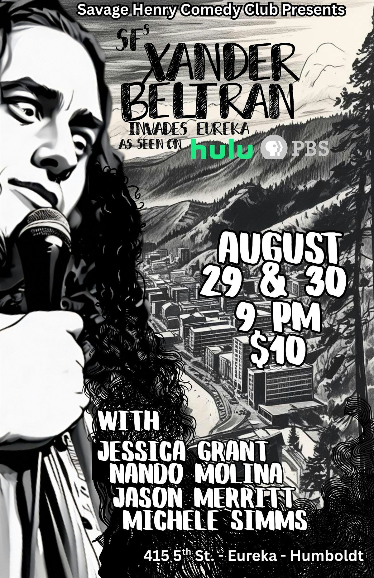 SF's Xander Beltran headlines the Club, 29 August | Event in Eureka | AllEvents