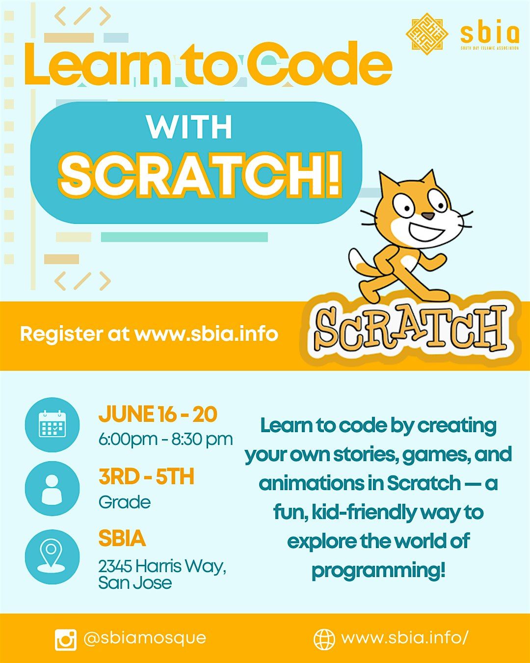 Learn to Code with Scratch!, 16 June | Event in San Jose | AllEvents