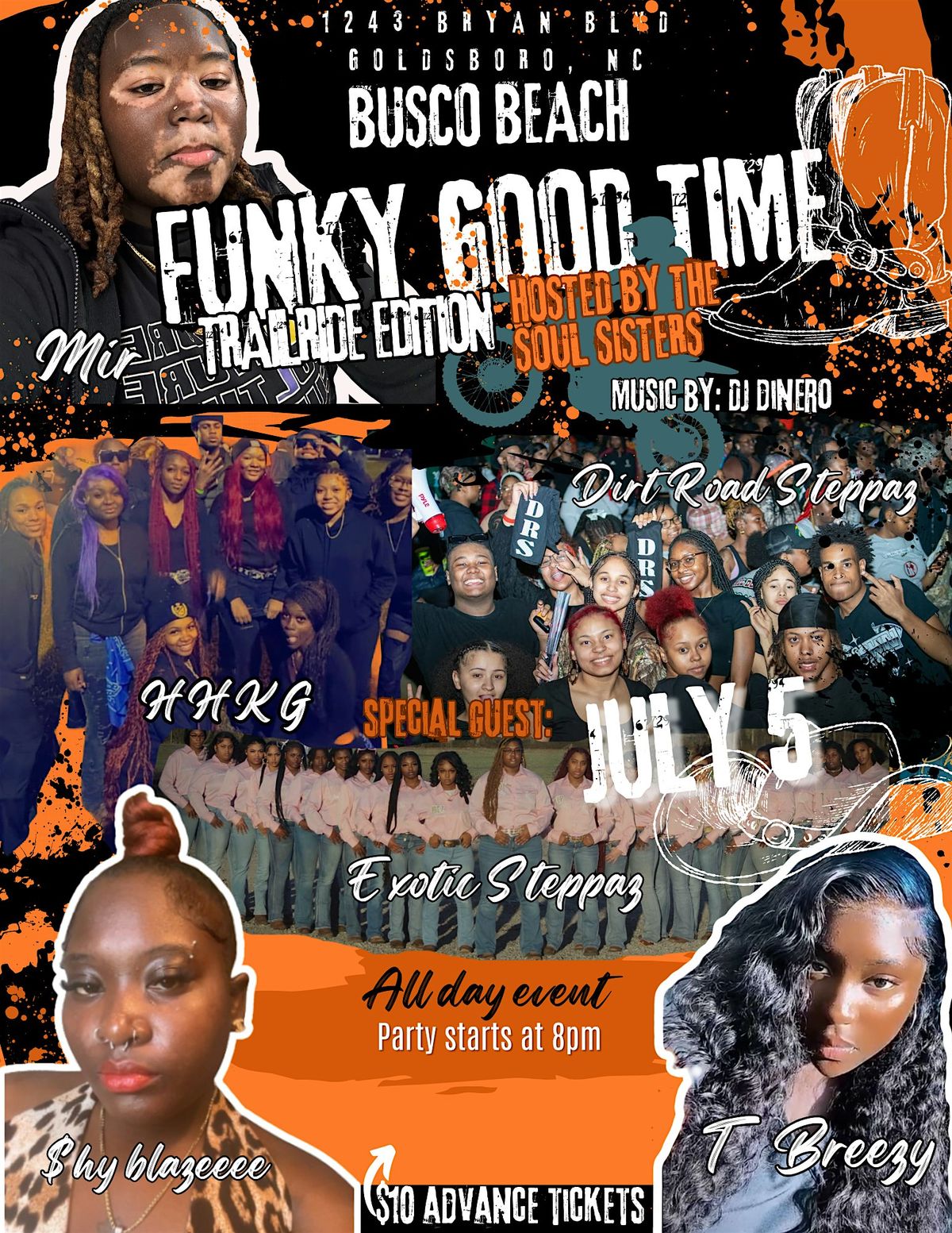 FUNKY GOOD TIME TRAILRIDE, 5 July | Event in Goldsboro | AllEvents