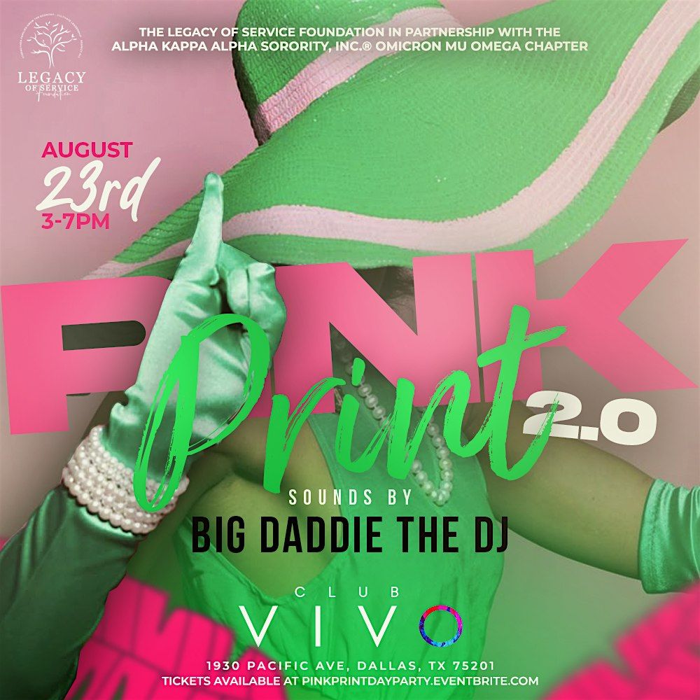 The Pink Print 2.0 Day Party, 23 August | Event in Dallas | AllEvents