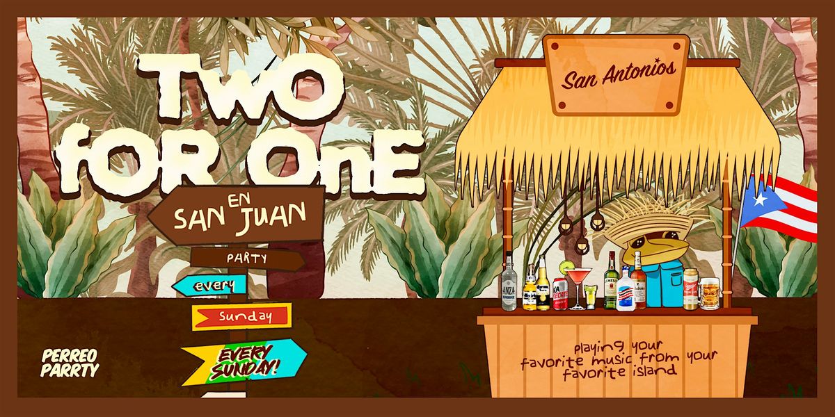 Two for One Drinks en San Juan - Puerto Rican Reggaeton & Latin Party NYC, 8 February | Event in New York