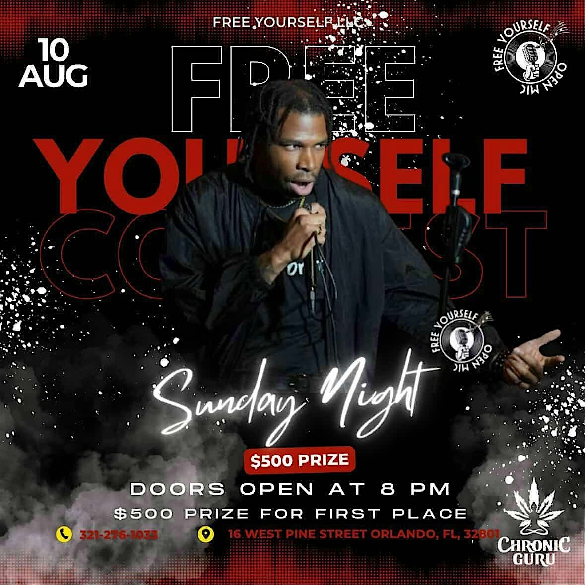 FREE YOURSELF $500 ARTIST CONTEST, 10 August | Event in Orlando | AllEvents