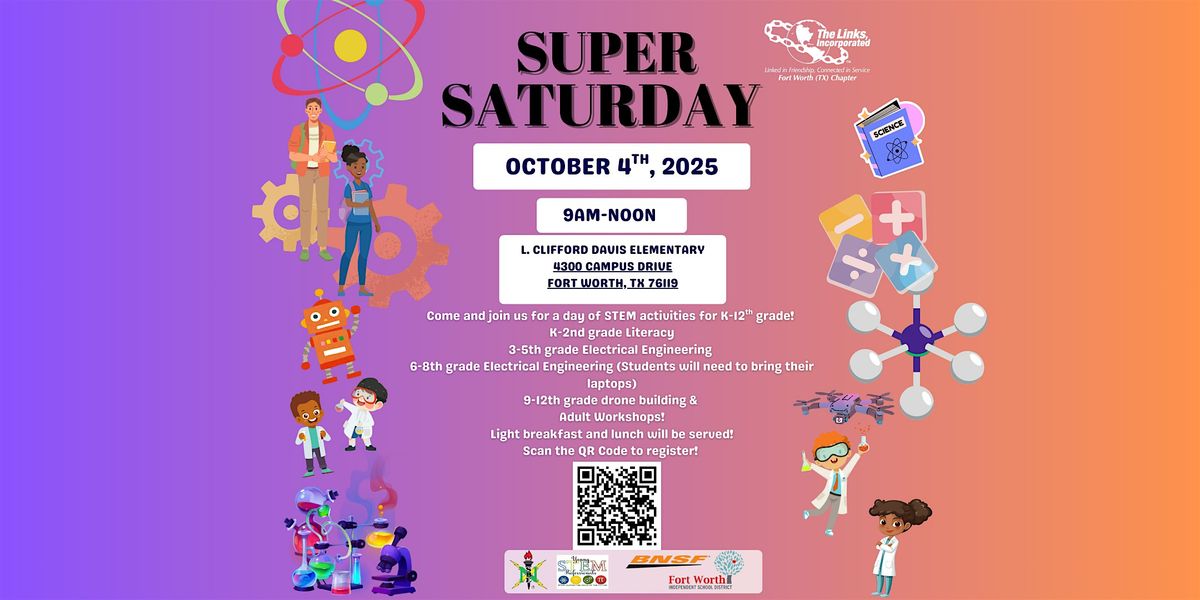 FW Links Super Saturday, October 4th - L. Clifford Davis Elementary, 4 October | Event in Fort Worth | AllEvents