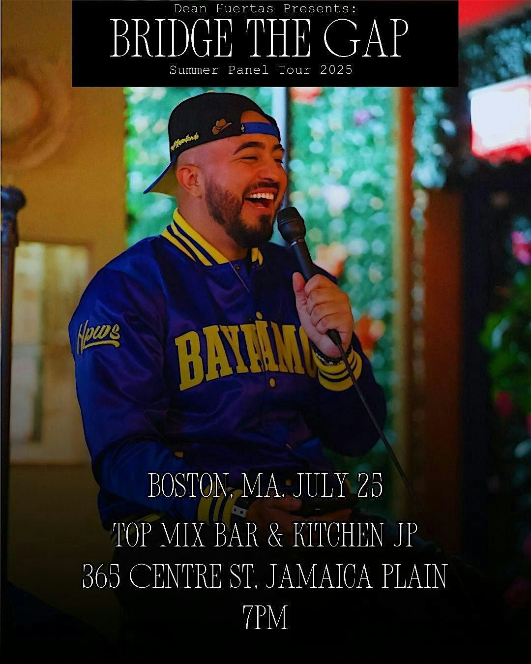 Dean Huertas Presents ‘Bridge The Gap”, 25 July | Event in Boston | AllEvents