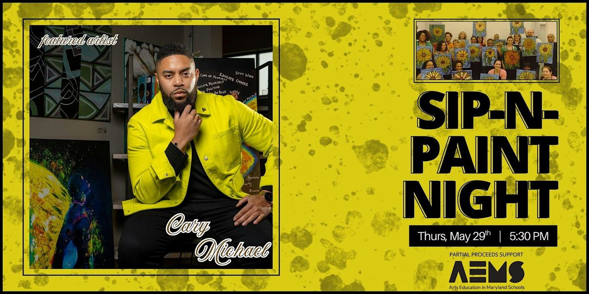 AEMS Sip-N-Paint with Artbae, 29 May | Event in Hyattsville | AllEvents