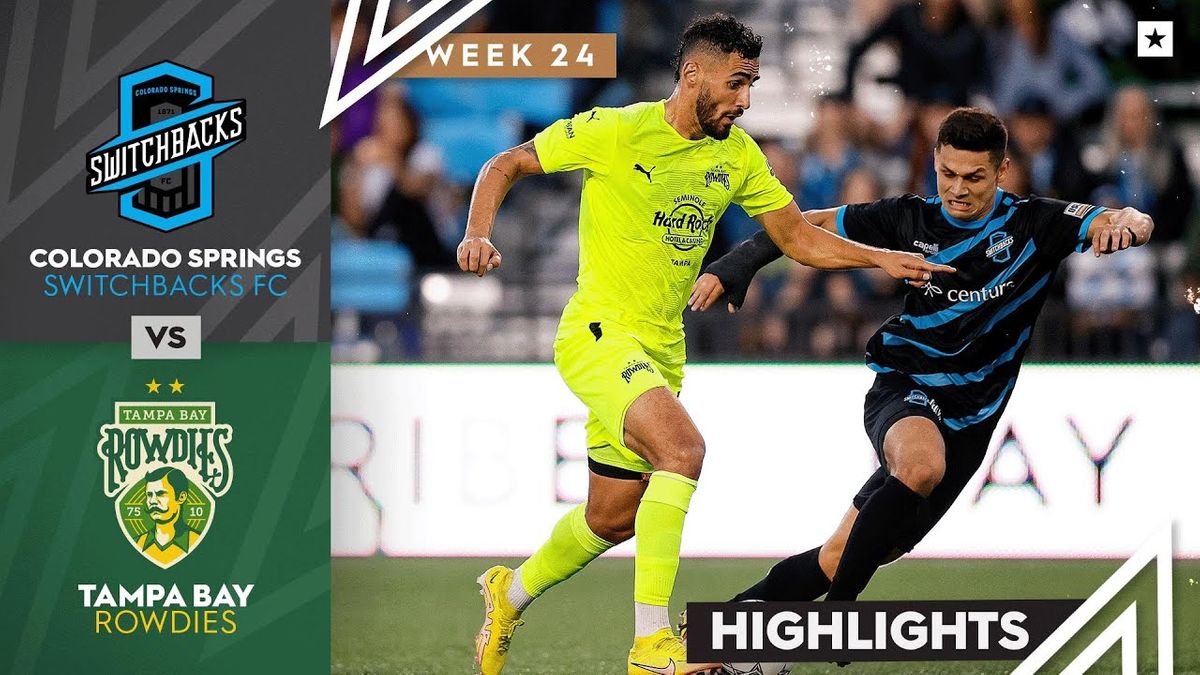 Colorado Springs Switchbacks FC vs. Tampa Bay Rowdies, Weidner Field ...