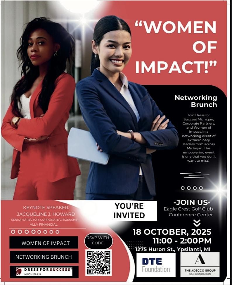 Women of Impact Networking  Brunch, 18 October | Event in Ypsilanti | AllEvents