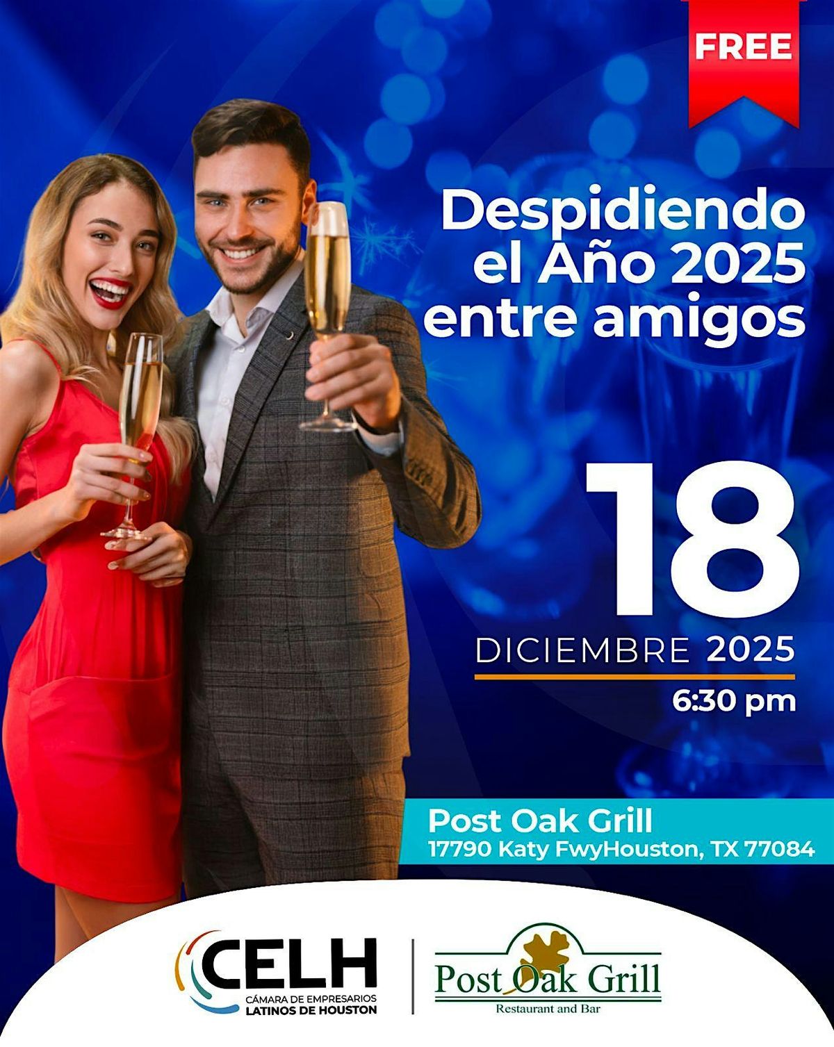 Despedimos el 2025 entre amigos- Networking, 18 December | Event in Houston | AllEvents