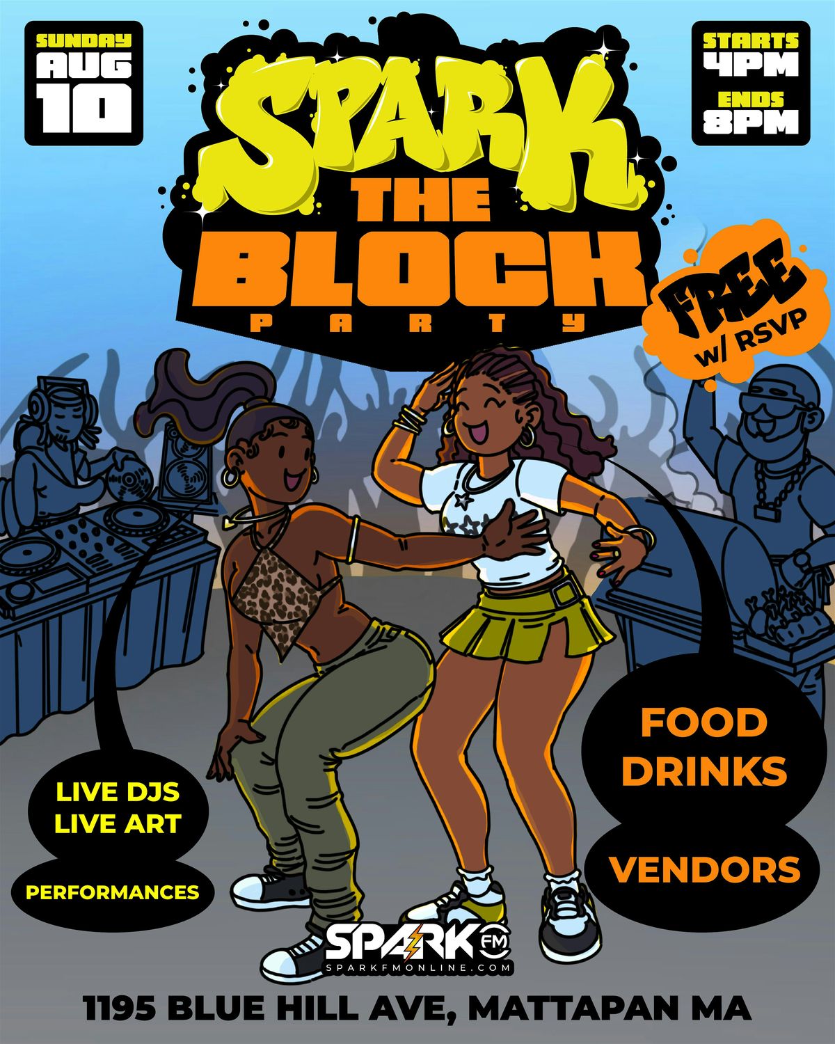 Spark The Block Party 2025, 10 August | Event in Boston | AllEvents