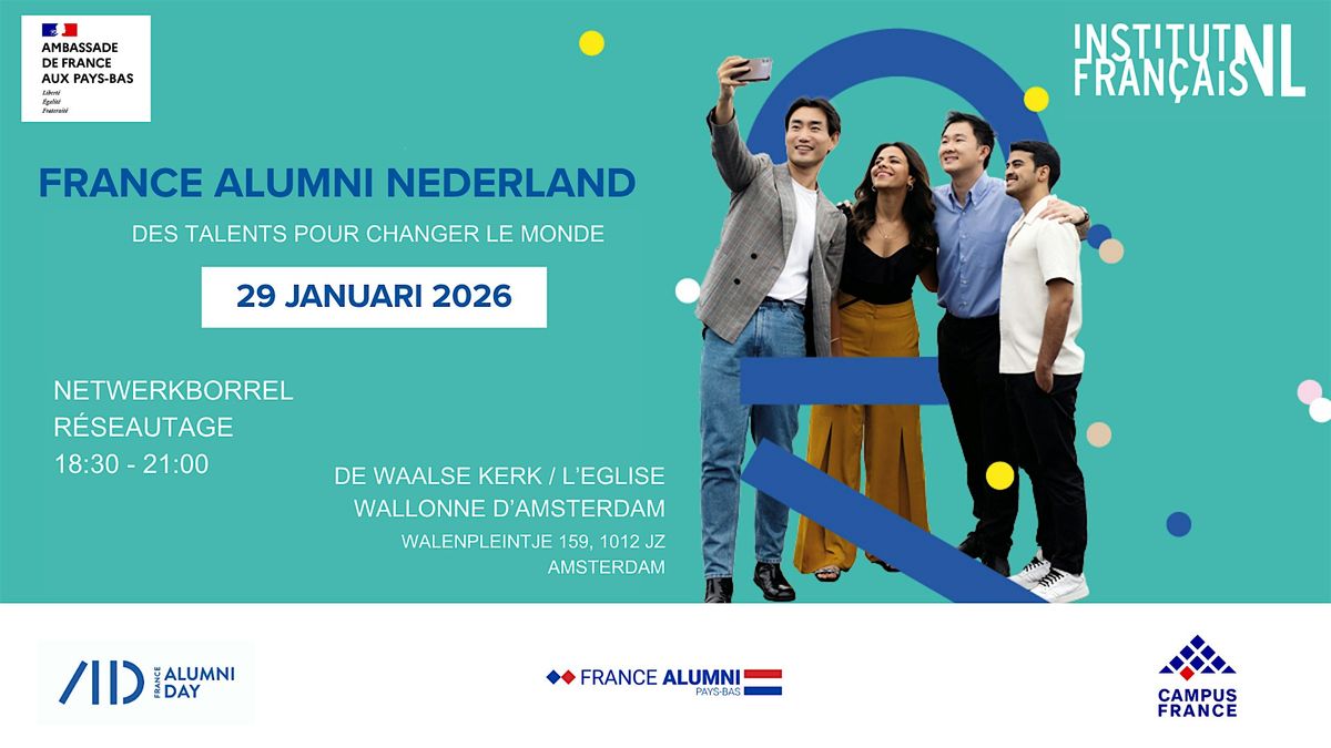 France Alumni Nederland Netwerkborrel, 29 January | Event in Amsterdam | AllEvents