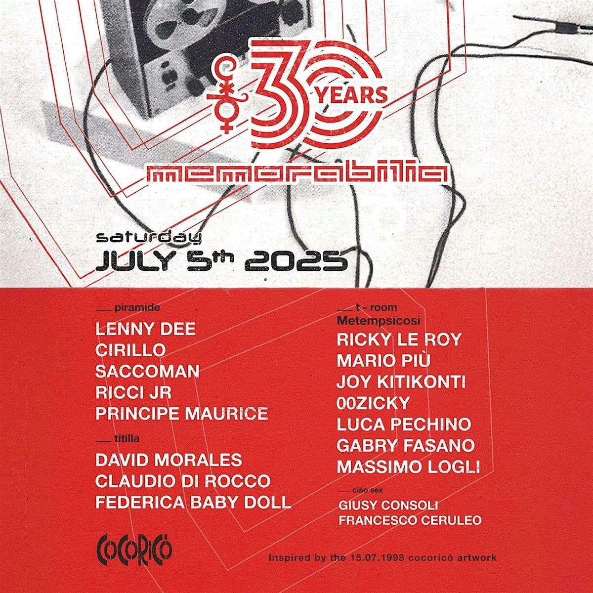 Memorabilia Cocorico Riccione 05 luglio 2025, 5 July | Event in Riccione | AllEvents