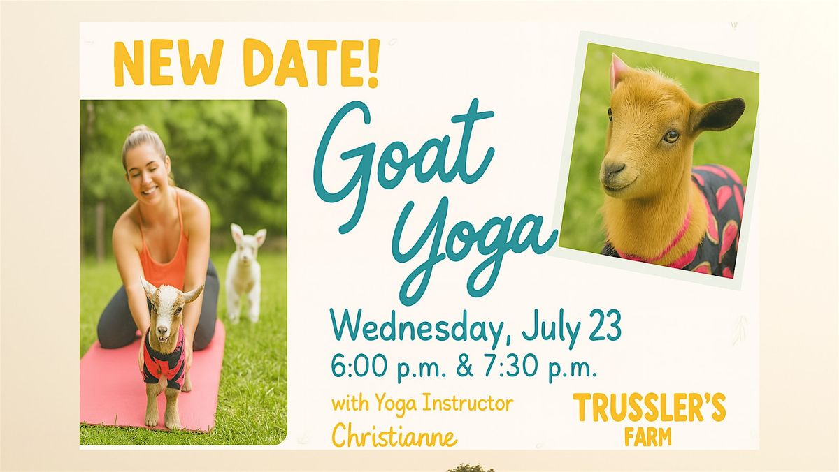 GOAT YOGA at Trussler’s Farm ‍, 23 July | Event in Timmins | AllEvents
