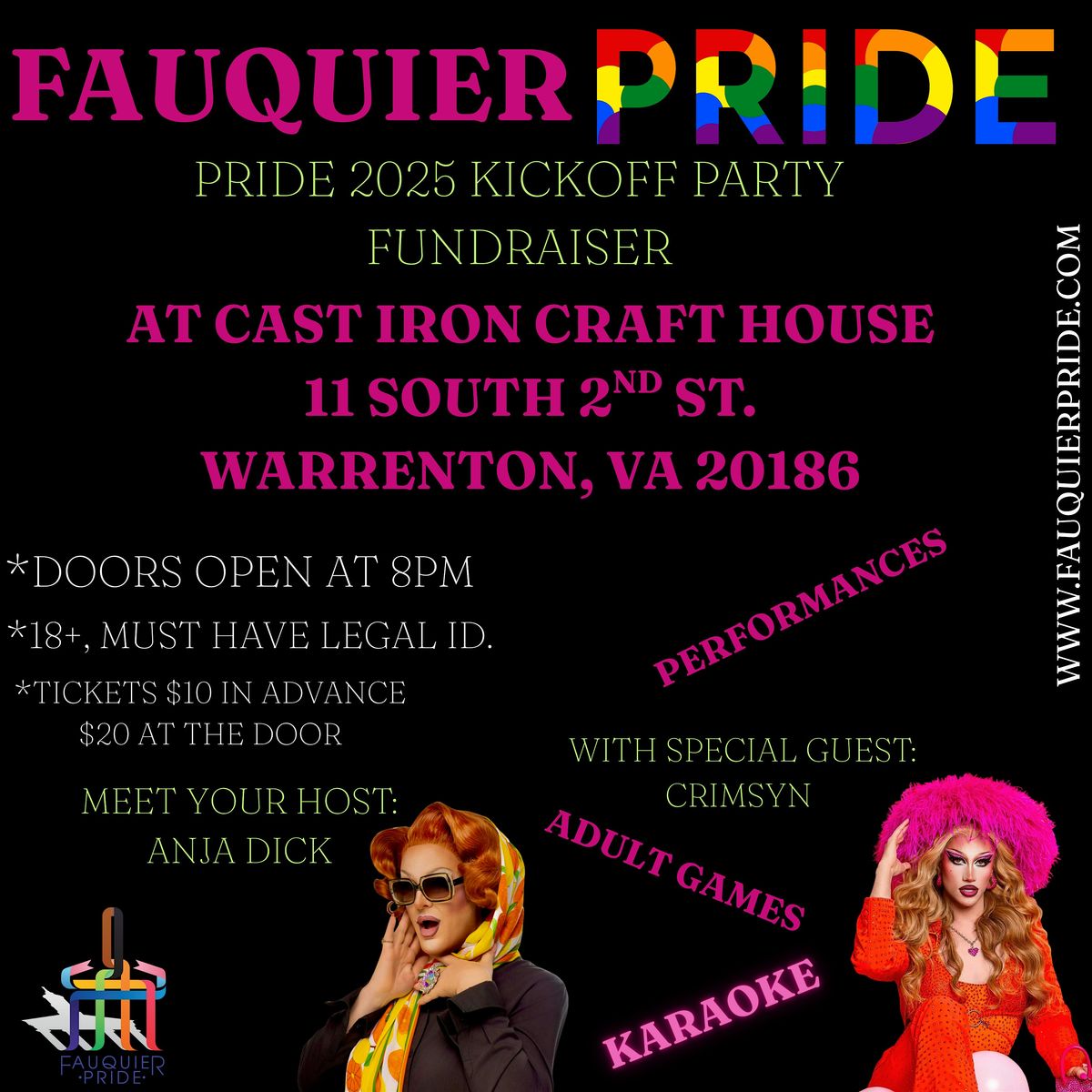 2025 Pride Kickoff Party!, 31 May | Event in Warrenton | AllEvents