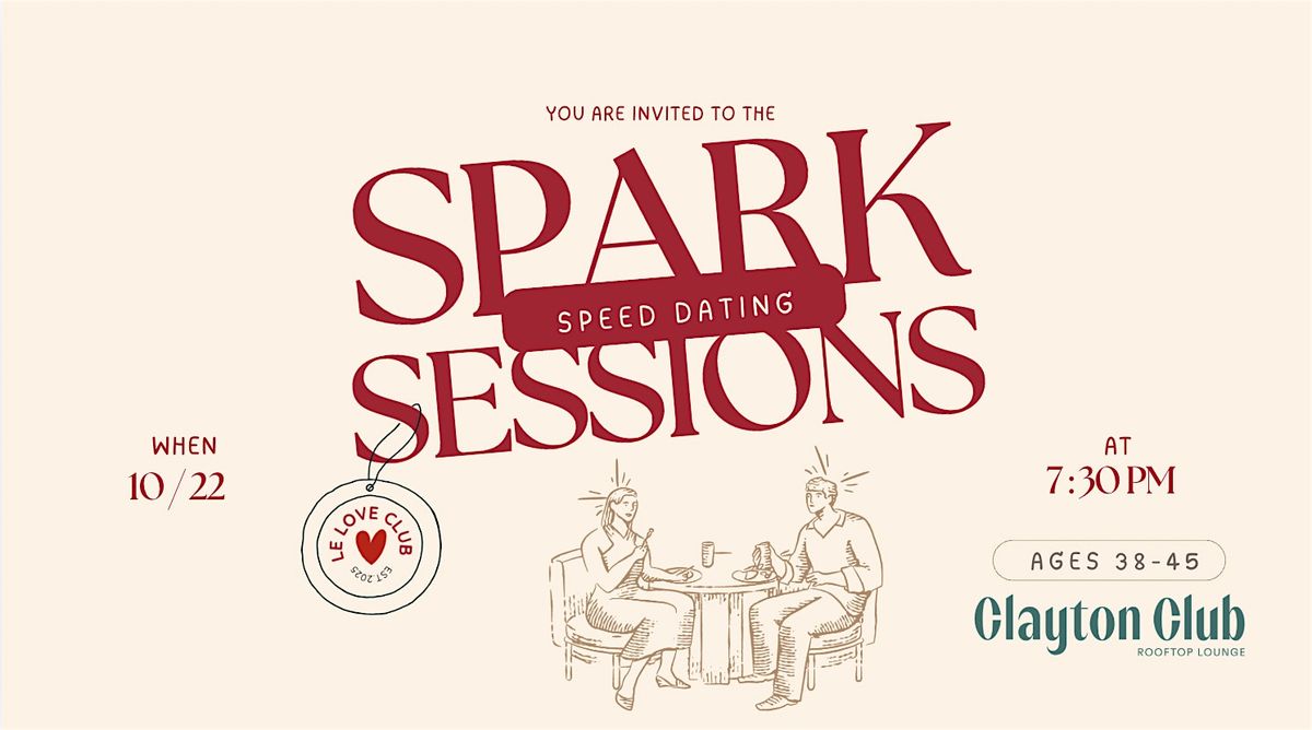 Spark Sessions: Modern Speed Dating Event (Ages 38-45), 22 October | Event in Sacramento | AllEvents