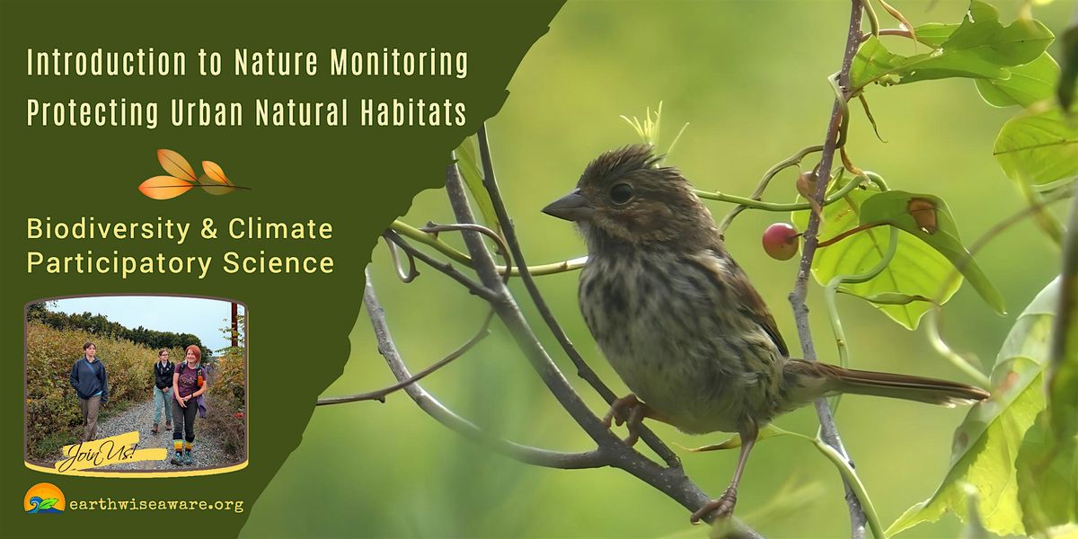 Introduction to Nature Monitoring in the City, 9 May | Event in Somerville | AllEvents