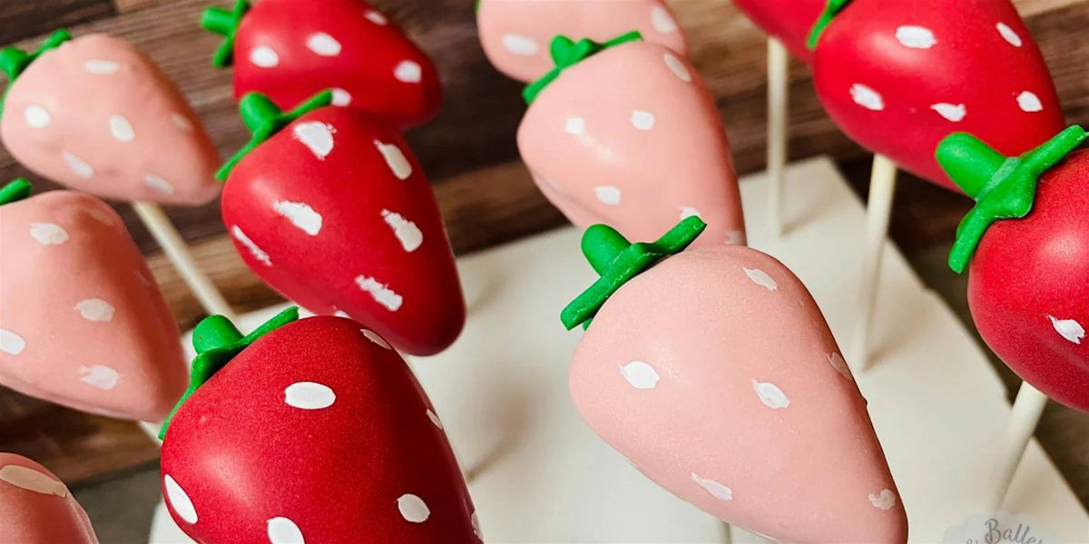 Strawberry Patch Cake Pop Making Class for Kids 5/25 | Event in Alexandria | AllEvents