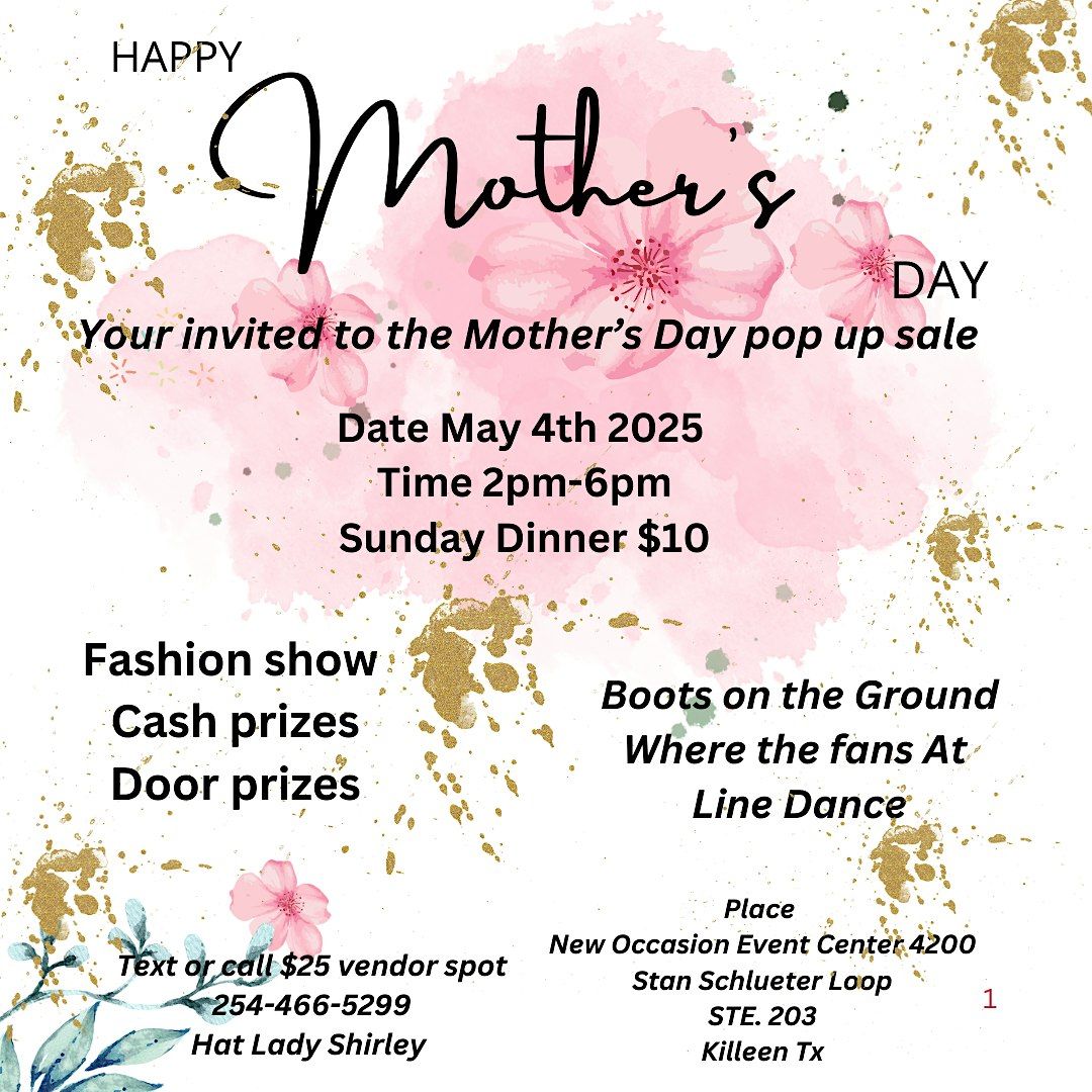 Mother’s Day Pop Up Sale | Event in Killeen | AllEvents