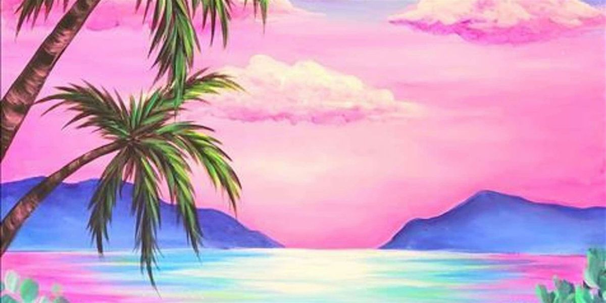 Glowing Neon Ocean Scene - Paint and Sip by Classpop!™, 5 July | Event in San Antonio | AllEvents