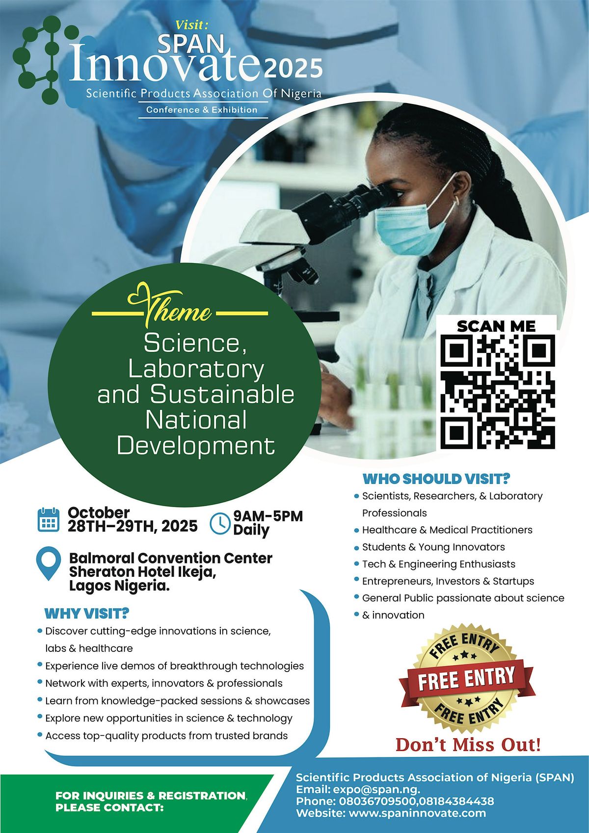 SPAN Innovate 2025 Exhibition & Conference, 28 October | Event in Lagos | AllEvents