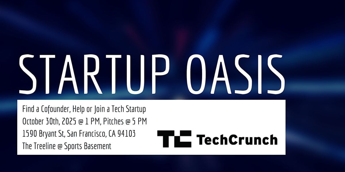 Find a Cofounder, Help or Join a Startup, 30 October | Event in San Francisco | AllEvents