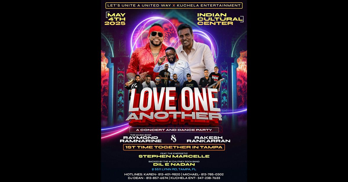 Love One Another, 4 May | Event in Tampa | AllEvents