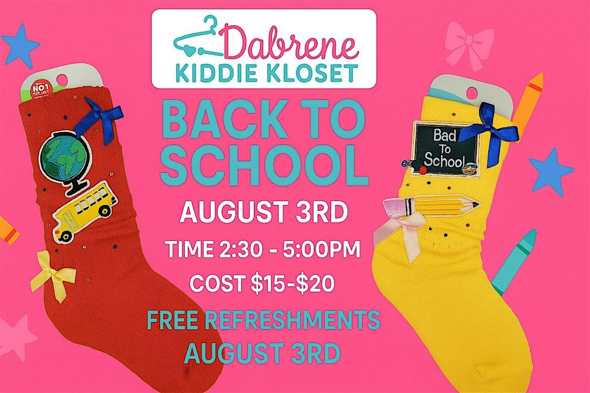 Back to School Custom Slouch Socks, 3 August | Event in Conyers | AllEvents