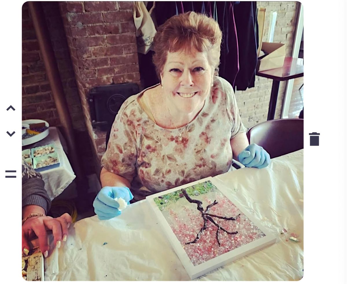 Glass Flamingo or a seascape resin on a frame class, 3 August | Event in Phillipsburg | AllEvents