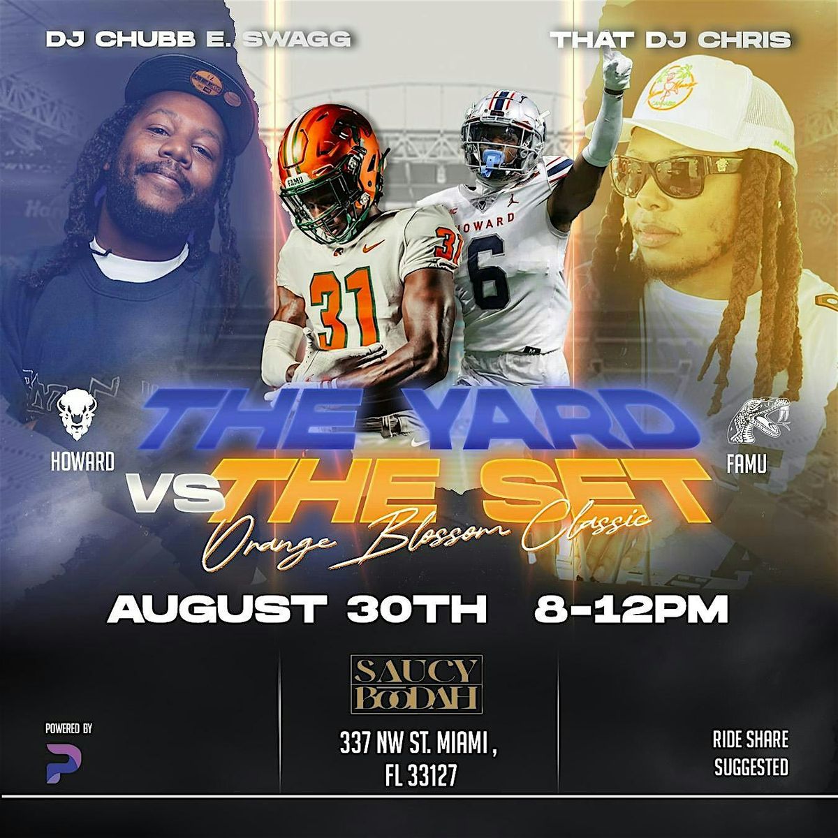 The Yard VS The Set: The Orange Blossom Classic Afterparty, 30 August | Event in Miami | AllEvents
