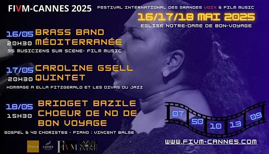 FIVM-International Festival of Great Voices & Film Music - Brass Band Med, 16 May | Event in Cannes | AllEvents