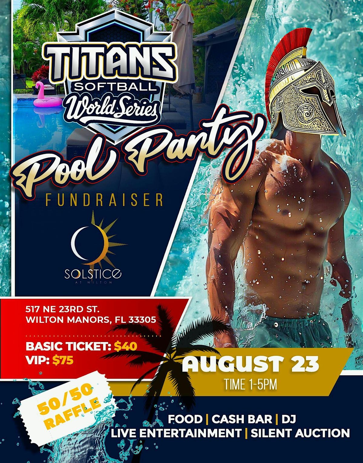 TITANS SOFTBALL WORLD SERIES POOL PARTY, 23 August | Event in Wilton Manors | AllEvents