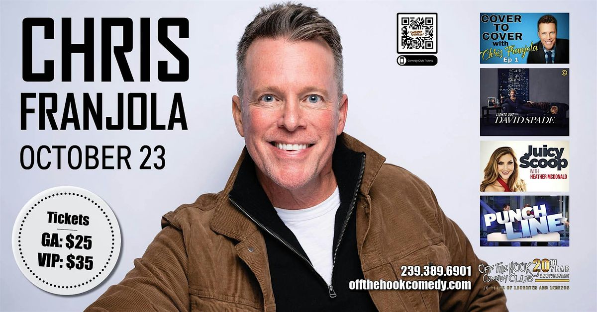 Comedian Chris Franjola Live in Naples, Florida!, 23 October | Event in Naples | AllEvents