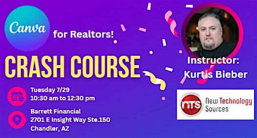 Canva Crash Course for Realtors, 29 July | Event in Chandler | AllEvents