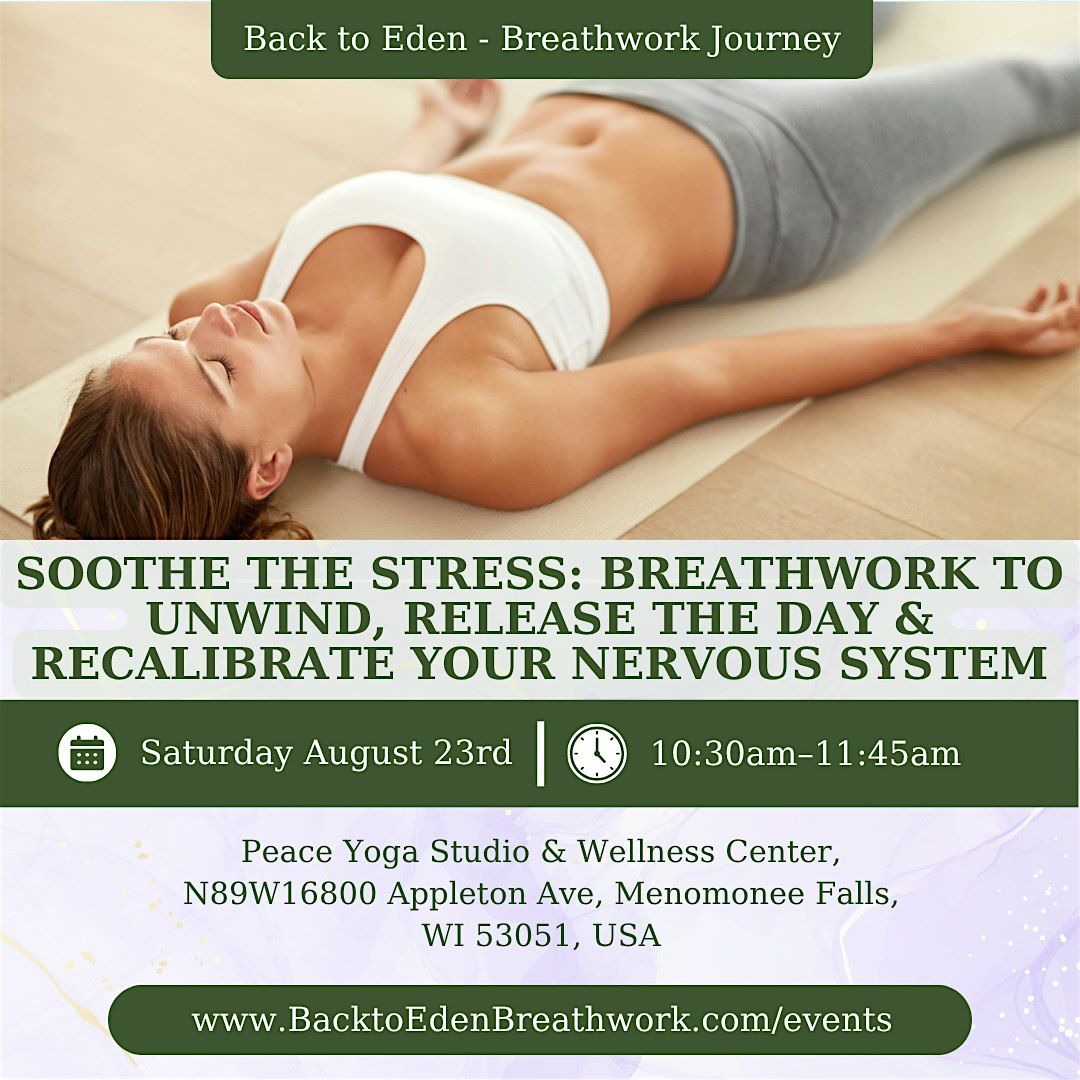 Soothe the Stress: Breathwork to Unwind & Release the Day, 23 August | Event in Menomonee Falls | AllEvents