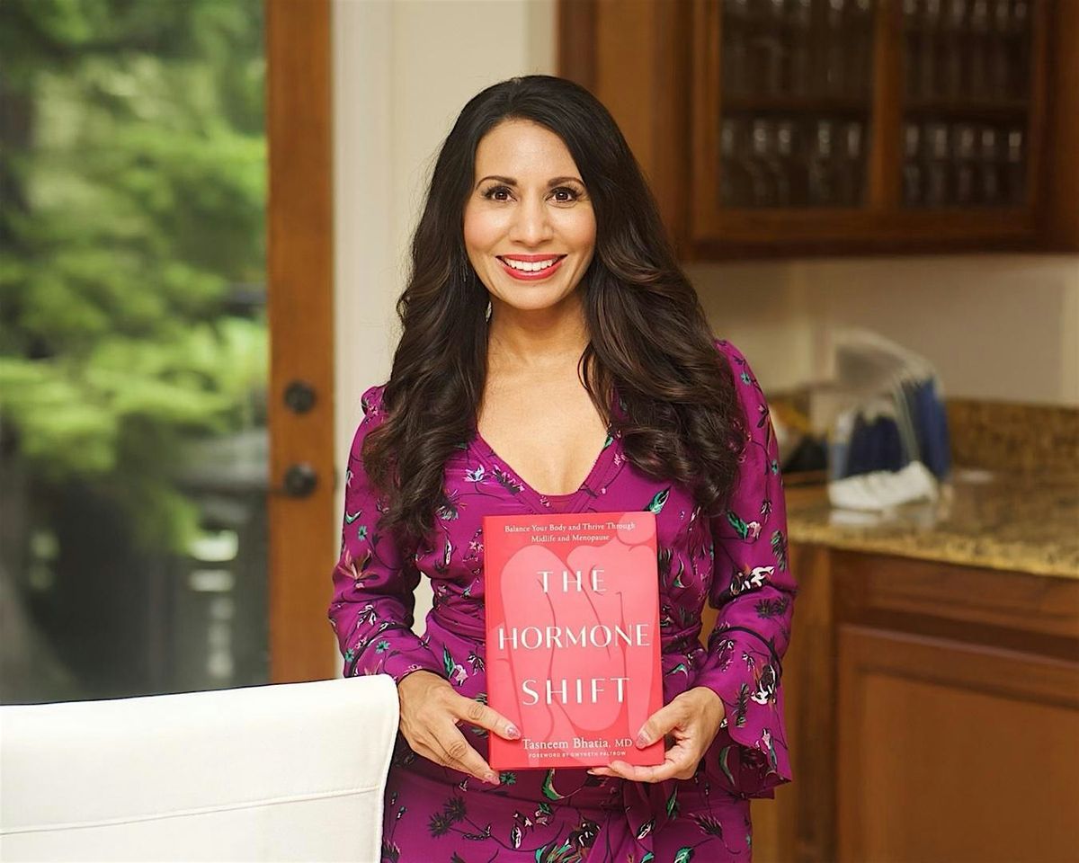 The Hormone Shift Fireside Chat and Book Signing with Dr. Taz Bhatia, 9 September | Event in Montclair | AllEvents