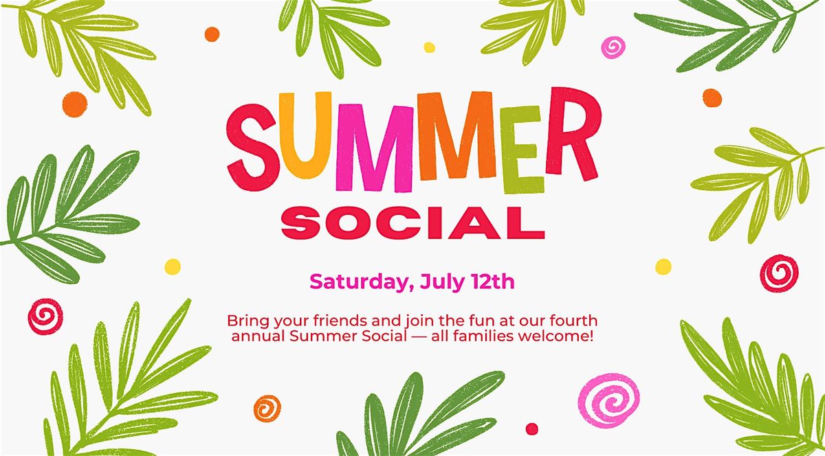 SUMMER SOCIAL, 12 July | Event in Elgin | AllEvents