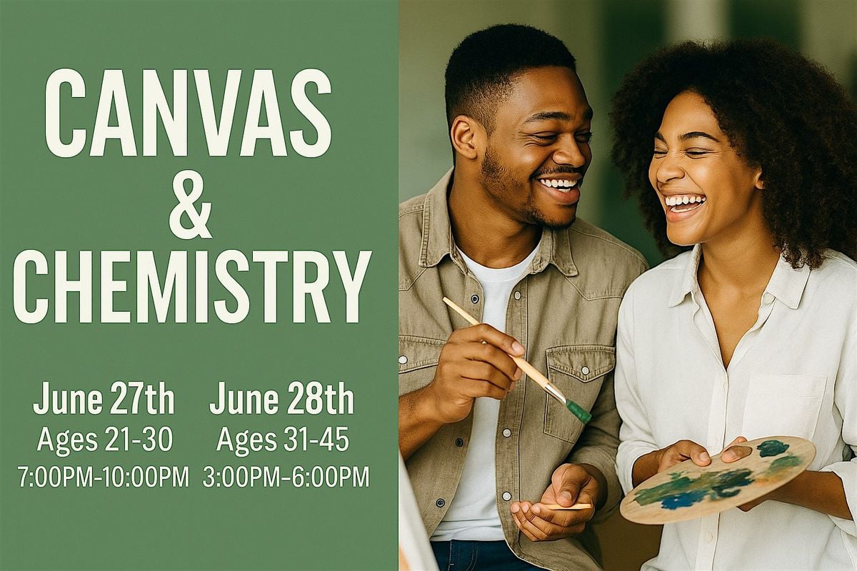CANVAS & CHEMISTRY (SPEED PAINTING, A TWIST ON SPEED DATING), 27 June | Event in Memphis | AllEvents