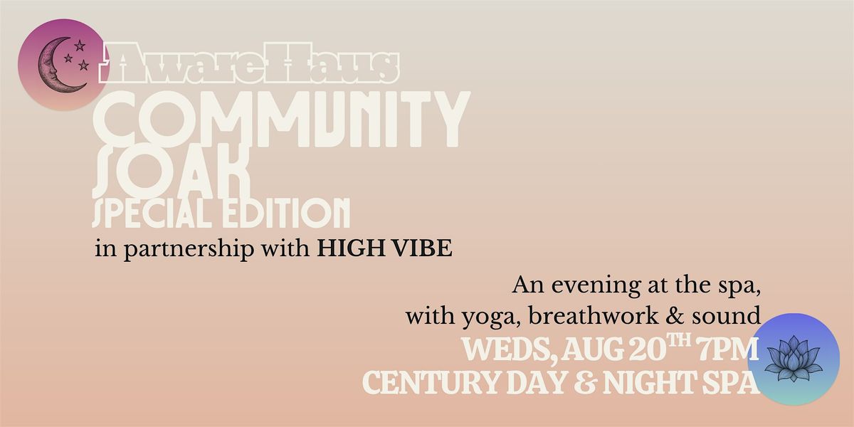 Community Soak: Special Edition, 20 August | Event in Los Angeles | AllEvents