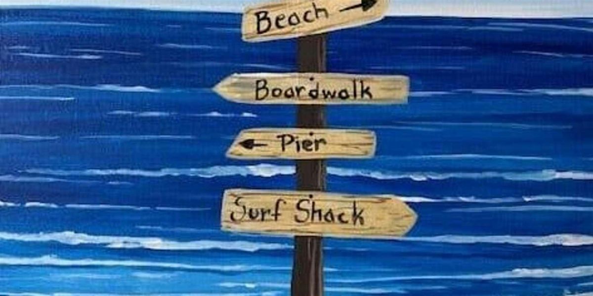 Tropical Wooden Signs - Paint and Sip by Classpop!™, 5 July | Event in Dana Point | AllEvents