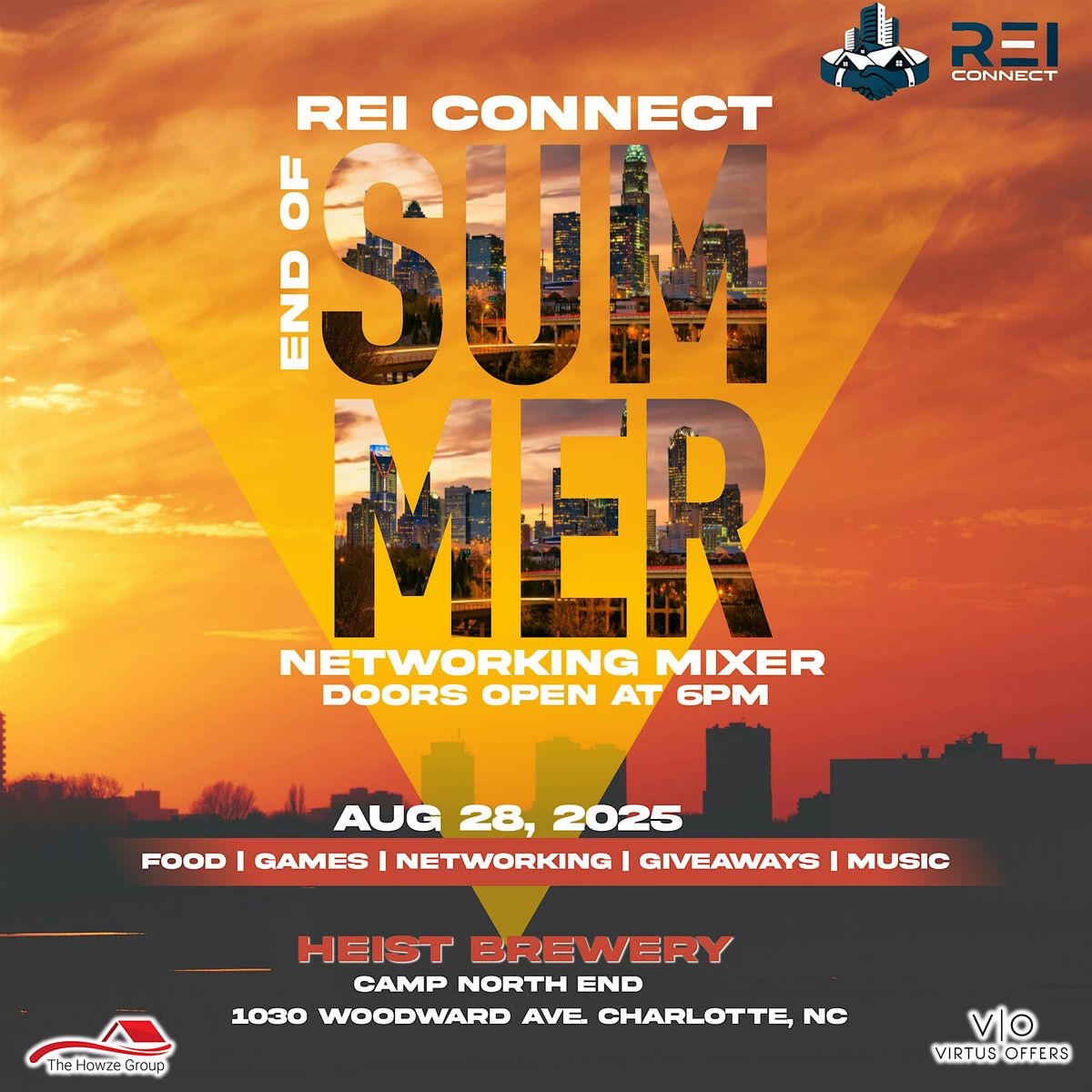 REI Connect: End of Summer Networking Mixer, 28 August | Event in Charlotte | AllEvents