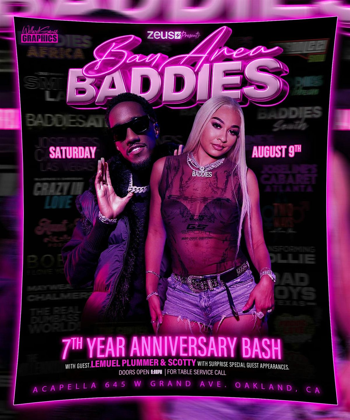 Zeus Network 7th anniversary bash Bay Area, 9 August | Event in Oakland | AllEvents