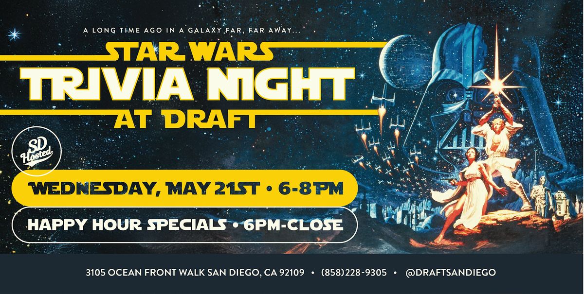 Star Wars Twisted Trivia | Event in San Diego | AllEvents