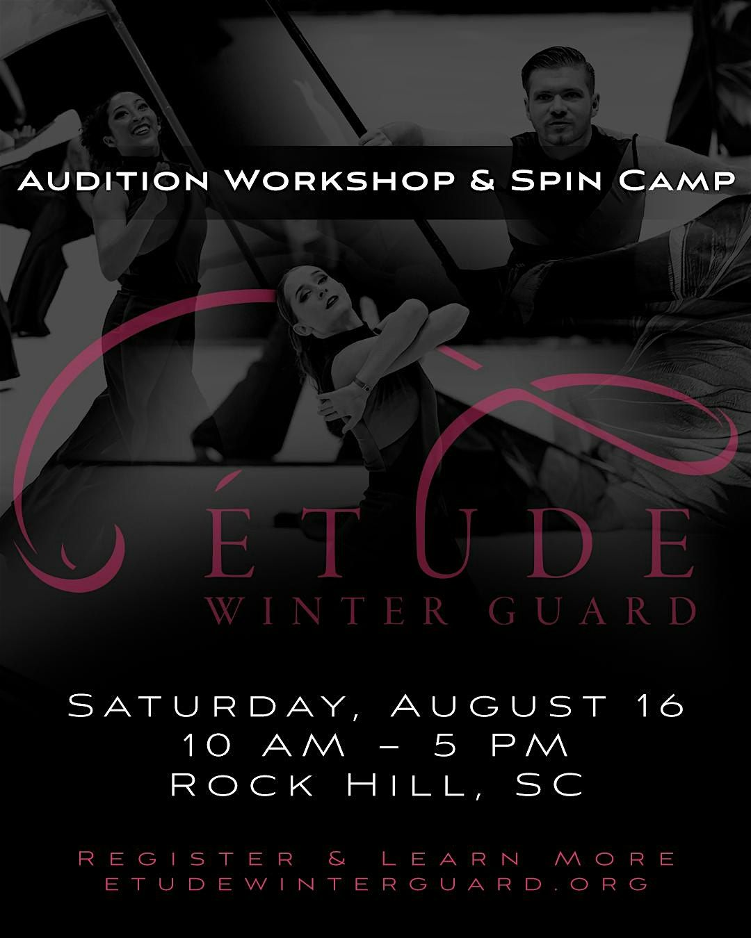 Étude Audition Workshop & Spin Camp, 16 August | Event in Rock Hill | AllEvents