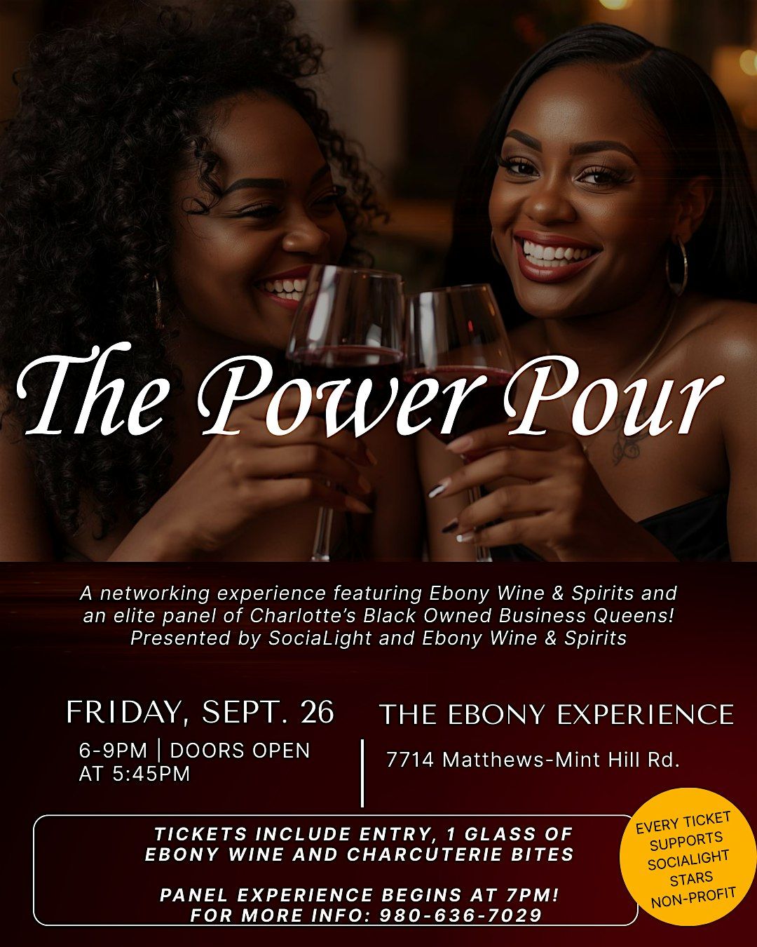 The Power Pour, 26 September | Event in Mint Hill | AllEvents