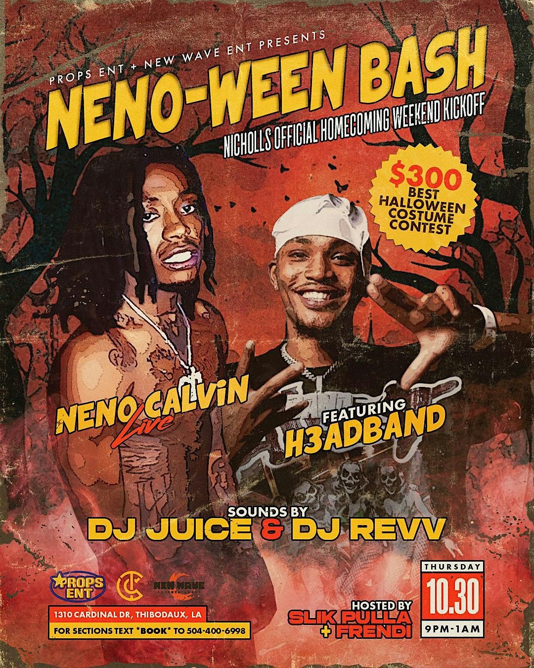 Neno-Ween Bash, 30 October | Event in Thibodaux | AllEvents