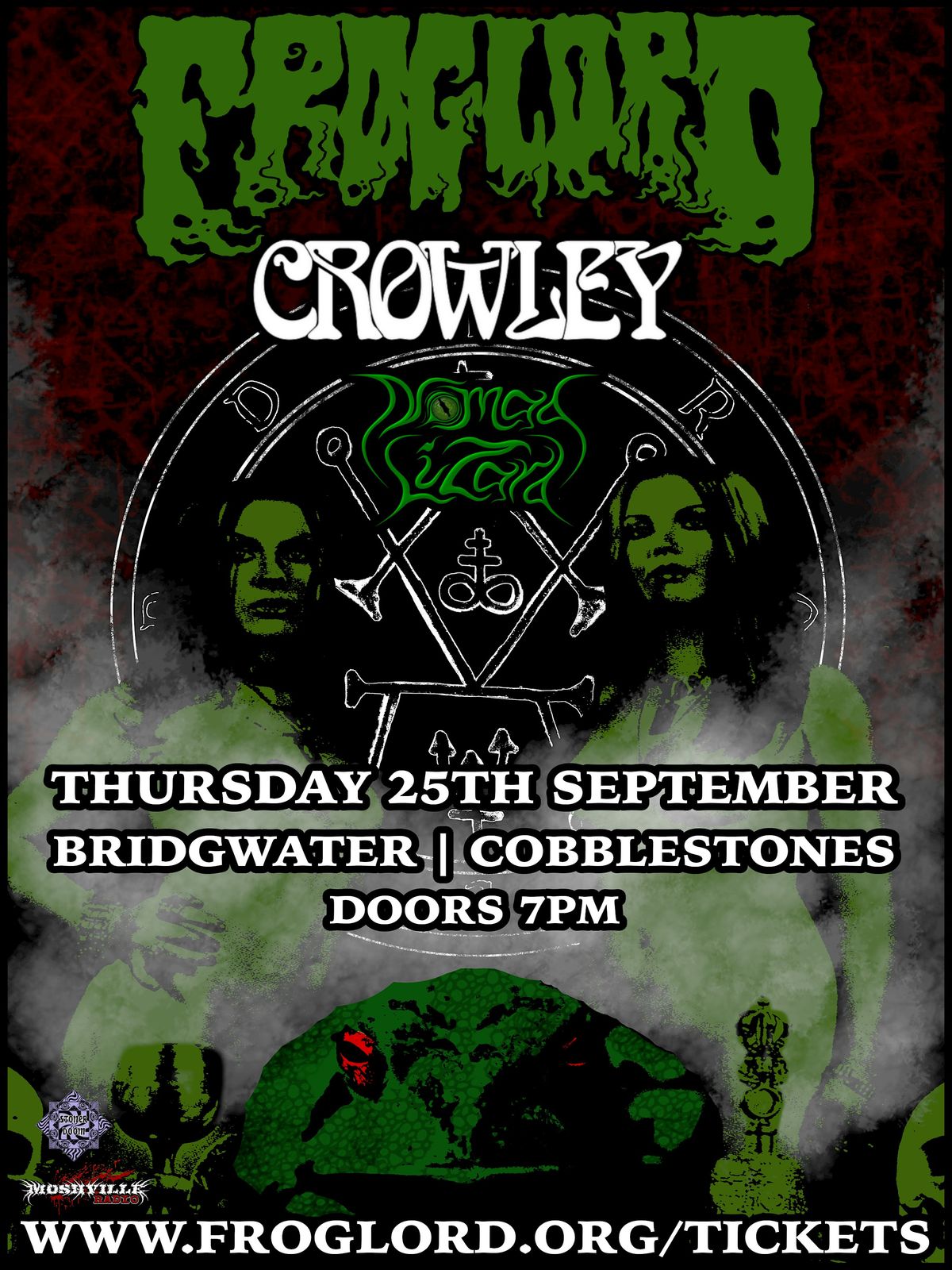 FROGLORD + CROWLEY + NOMAD LIZARD | BRIDGWATER 25/09/25, 25 September | Event in Bridgwater | AllEvents