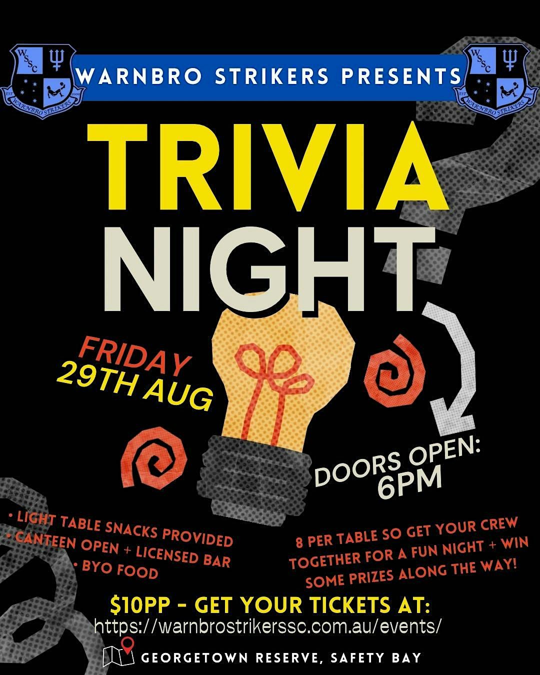 Trivia Night, 29 August | Event in Safety Bay | AllEvents