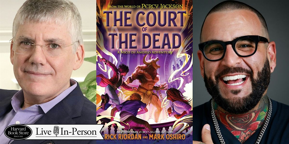 Rick Riordan and Mark Oshiro at Back Bay Events Center, 23 September | Event in Boston | AllEvents